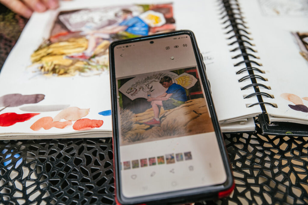 whats in my sketchbook 6