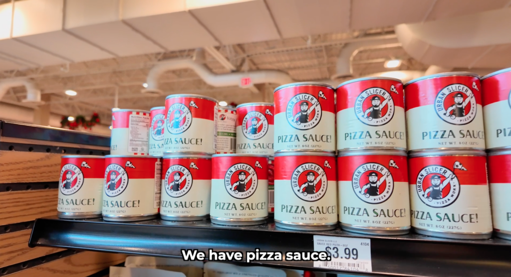 pizza sauce on scheels shelves