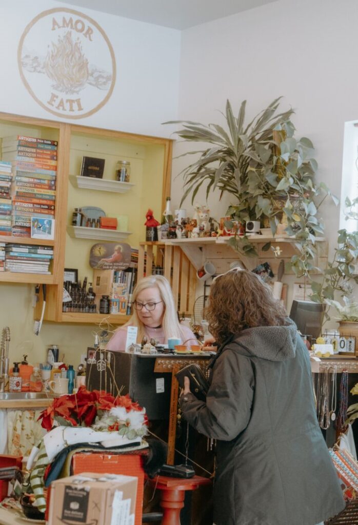 heather aal with customer