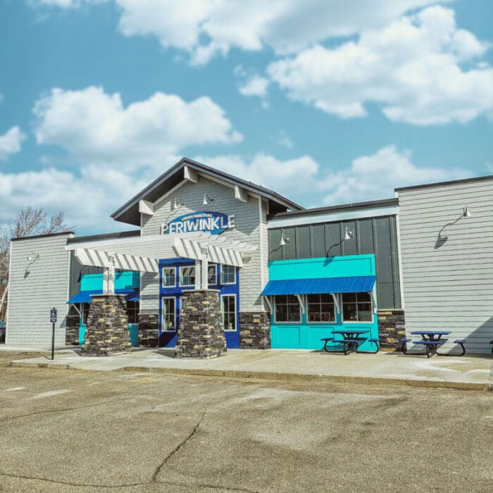 outside view of store called periwinkle