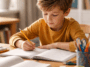 child doing homework