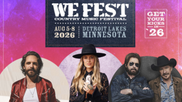 WE Fest 2026 lineup Thomas Rhett Lainey Wilson Brooks and Dunn